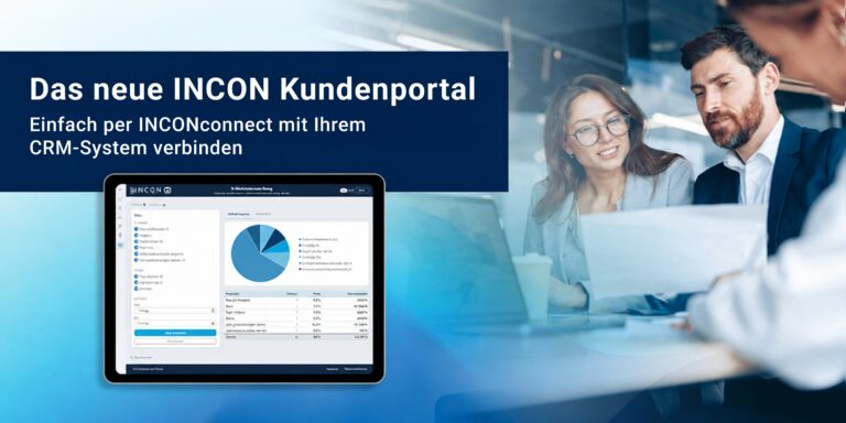 Das neue INCON Kundenportal einfach per INCONconnect mit Ihrem CRM-System verbinden